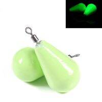 【LZ】♗  Lead Drop Olive Drop-shaped Luminous Luminous Fishing Pendant 12GRocky Fishing Platform Fishing Accessories Fishing Tools