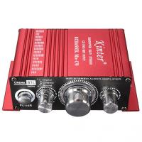 Mini 12V 2CH Hi-Fi Stereo Car Amplifier Booster Support DVD CD MP3 Input for Car Motorcycle Home