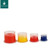 【CW】☽  500/1000PCS S/M/L/XL Plastic Ink Cup Cap Pigment Holder With Bottom Needle Grip Supply