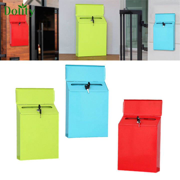Dolity Mailbox Locking Wall Mounted Comment Drop Box Payments | Lazada PH