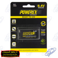 ถ่านชาร์จ 9V Powerex Precharged 8.4V 300mAh แพ็ค 1 ก้อน (ของแท้ 100% ประกันศูนย์ไทย เคลมได้)