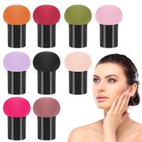 1pc 8colors soft Makeup flutter Beauty Soft Sponge Puff Powder Smooth Make Up Foundation mini Mushroom head Tool with Seal cover