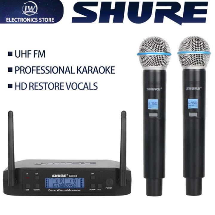 SHURE GLXD4 Wireless Microphone UHF System Handheld Professional