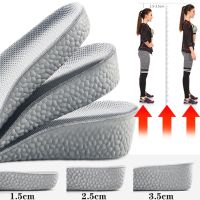 【YF】 Height Increase Half Shoe Insoles Women Men Sports Breathable Memory Foam Arch Support Orthopedic Heel Lift Pads Unisex