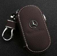 1Pc หนังเคสกุญแจรถยนต์/ผู้ถือสำหรับ Mercedes Benz AMG W108 W124 W126 W140 W168 W169 W176 W190 W201 W202 W204 W205 W210 W211 Benz กระเป๋ากุญแจ