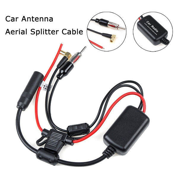 universal-dab-fm-car-antenna-aerial-splitter-cable-digital-radio-amplifier-accessories