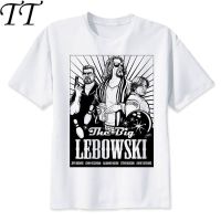 the big lebowski dude T shirt men t shirt fashion t-shirt O Neck white TShirts For man Top Tees M8063