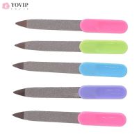 5pcs/lot Nail Art Buffer Files Plastic Handle Metal Double Sided Nail Files Pro Nail File DIY Manicure Pedicure Tool Manicure Kits Accessories