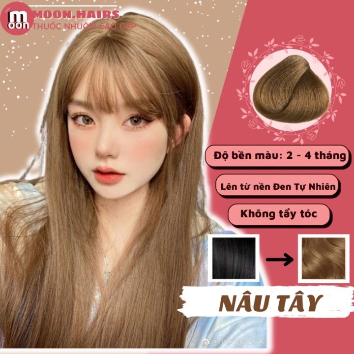 Bạn muốn thực hiện một makeover mới cho mái tóc của mình nhưng chưa biết chọn màu nhuộm nào? Hãy thử cùng khám phá màu Nâu Tây Khói - màu sắc đầy phấn khích và cá tính, đem lại vẻ ngoài mới mẻ và thời thượng cho bạn. Xem ngay hình ảnh liên quan để có sự lựa chọn hoàn hảo hơn nhé!