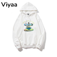 Viyaa เสื้อฮู้ด เสื้อแขนยาวอบอุ่น หลวมและสบาย ทันสมัย ทันสมัย ล้ำสมัย สไตล์ WWY2392Z6I 38Z230923