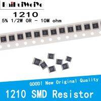 【jw】✓ 100PCS/LOT 1210 SMD Resistor 0R-10M 1/2W 5 10 220 470 ohm 0R 10R 100R 220R 470R 1K 2.2K 4.7K 10K 47K 100K 470K 1M 10M