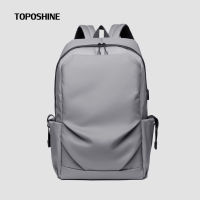 Simple Style Black Travel Backpacks USB Charging Men Waterproof Rucksack For 15.6 Inch Laptop Business Outside School Boy Bags