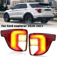 ไฟท้ายด้านหลังสำหรับ Ford Explorer 2020 2021หยุดเบรกที่จอดรถไฟเลี้ยวไฟตัดหมอกรถ Accessories