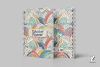 A5 size Coloring Planner Undated