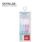 Skynlab Premium Slim Soft Toothbrush Set 4 pieces สกินแล็บ แปรงสีฟันพรีเมี่ยมสลิมซอฟท์ แพ็ค 4 ชิ้น 5609