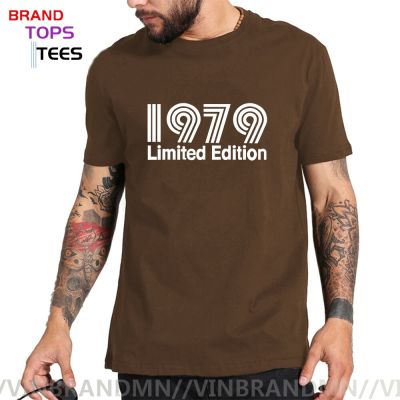 Limited Edition 1979 T Shirt Men Born In 1979 T-Shirt Made In 1979 Tshirt Father Birthday Gift In The 70S Clothing Tee Shirt