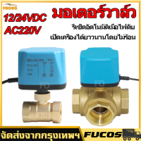 วาล์วฟ้า มอเตอร์วาล์ว บอลวาล์ว 2 สาย เปิดได้ไม่ต้องอาศัยแรงดันนำ้  Ball Valve ปกติปิด  จ่ายไฟเปิด หยุดจ่ายไฟ ปิดเอง 12VDC-24VDC , 220V