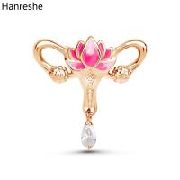 【DT】hot！ Hanreshe Womans Womb Brooch Pins Gynecology of Uterus Lapel Badge for Gynecologist