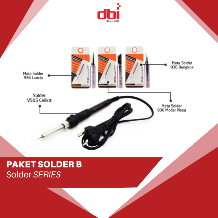 Paket Solder B (Solder Cellkit V505 + Mata Solder) | Lazada Indonesia