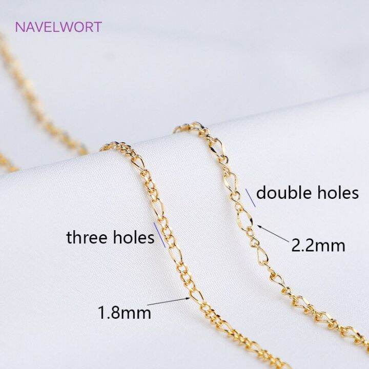 2022-latest-design-14k-gold-plated-oval-thin-chains-for-necklace-bracelet-making-accessories-diy-jewelry-handmade-materials-diy-accessories-and-others