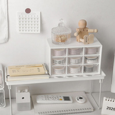 Multifunctional Household 96 Square Grid Dustproof Drawer Box Desktop Stationery Jewelry Hand Account Cosmetics Storage Box