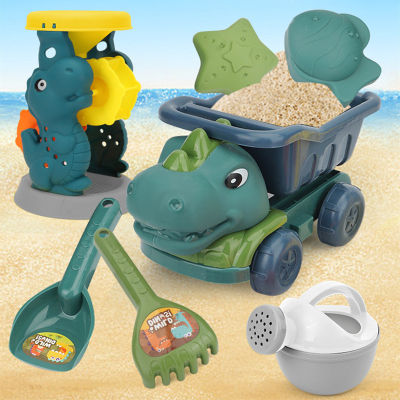 【Familiars】COD รถของเล่นไดโนเสาร์ ของเล่นชายหาด ชุดตักทราย ของเล่นที่ตักทราย ชุดเล่นทราย ของเล่นทราย