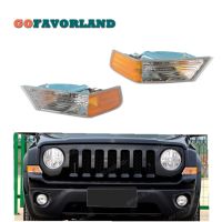 Pair Left Driver Side Right Side Corner Light No Bulb Left+Right 68004181AC 68004180AC For Jeep Patriot 2007 2008 2009 2010-2016