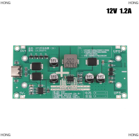 HONG Type-C 15W 3A 18650โมดูลที่ชาร์จแบตเตอรี่ลิเธียม DC-DC แท่นชาร์จเร็ว UPS แผงจ่ายไฟ5V 9V 12V