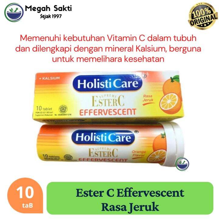 MTS Holisticare Ester C Effervescent Vitamin C untuk daya tahan