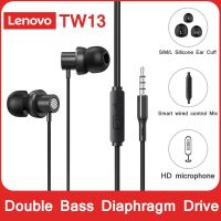 New Original Lenovo TW13 3.5 mm Type-C Microphone Stereo Bass Earphone Earbuds Headset For Xiaomi Samsung HUAWEI iPhone MP3 MP4