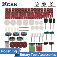 ☏ XCAN Polishing Tool Accessories Sanding Drum Woolen Polish Disc Grinding Head Sanding Disc Abrasive Disc for Dremel Rotary Tools