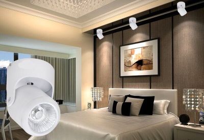 ไฟส่องสินค้า ยึดฝ้าได้ในตัวLED Ceiling light down light 10W No opening AC85-265V LED Downlight Spot light decoration Ceiling