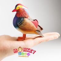 Monkey Toys - โมเดลสัตว์ Duck เป็ด แมนดาริน ขนาด 9.80 CM (จากหาดใหญ่)