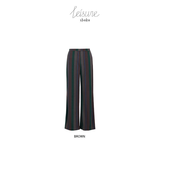 shaka-leisure-aw21-striped-flannel-relax-pants-กางเกงขายาวผ้ากำมะหยี่-ขากระบอก-pn-l211204