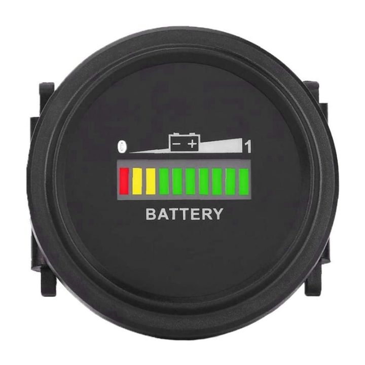 12V/24V/36V/48V/72V LED Digital Battery Indicator Waterproof Meter