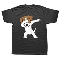 Funny Dabbing Jack Russell Terrier Dog T Shirt Graphic Streetwear Short Sleeve Birthday Gifts Summer Style T shirt Mens Clothing XS-6XL