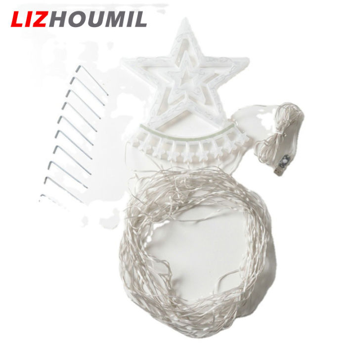 lizhoumil-christmas-star-fairy-light-8-modes-rgb-waterfall-string-lights-with-topper-star-for-outdoor-decor