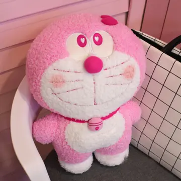 Pink best sale doraemon plush