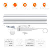 1-6Pc ไฟ Led สำหรับห้องครัวภายใต้เฟอร์นิเจอร์ Penetrable ไม้มือสแกน Motion Sensor Led Strip Dimmable Touch Switch ตู้โคมไฟ