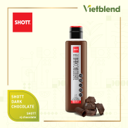 Syrup pha chế SHOTT - Vị Dark Chocolate - Chai 1L