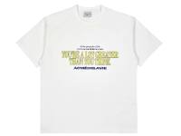 NicefeetTH - acmé de la vie SLOGAN OLD SCHOOL Short Sleeve T-Shirt (WHITE)