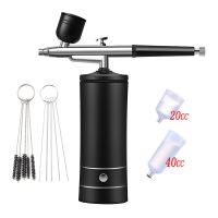 ❣✾ Oxygen Injector Mini Portable Airbrush With Compressor Kit Paint Spray Gun For Nail Art Tattoo Craft Cake Nano Fog Mist Sprayer