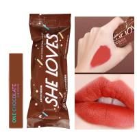 SHE LOVES ลิปช็อกโกแลต Chocolate Velvet Matteลิปสติกลิปกลอส