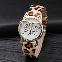 【YF】◕㍿  Fashion Glasses Face Watches Female Wristwatches Design Ladies Leather