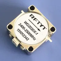 2400-2500Mhz RF Microstrip Line Isolator เครื่องหมุนเวียน2.4Ghz Isolator Circulator