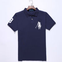 2021 Summer Pure Cotton Breathable Solid Color Mens Polo Shirt High Quality Cotton Short-Sleeved Shirt Shirt Large Size S-2XL