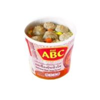 mi ABC หมี่ เอบีซี บะหมี่กึ่งสำเร็จรูป รสเนื้อตุ๋นน้ำใส 60 กรัม x 1 ถ้วย