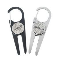 【hot】✲◊  GVOVLVF Divot Repair Pitch Groove Cleaner Matte Effect Pitchfork Slivery And With Clasp