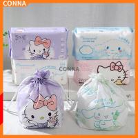 Sanrio Cute Cinnamoroll Tissue Cotton Soft Towel Hello Kitty Disposable Face Wash Towel Cartoon Softening Towel