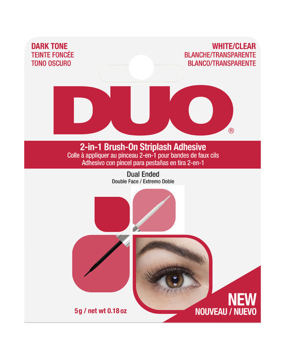 ของแท้! กาวติดขนตาปลอม DUO - Quick Set Striplash Adhesive - Dark and Clear